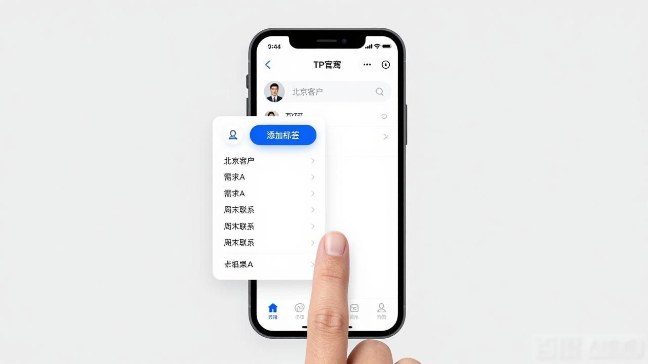 TP官网苹果版下载后怎么给用户分类