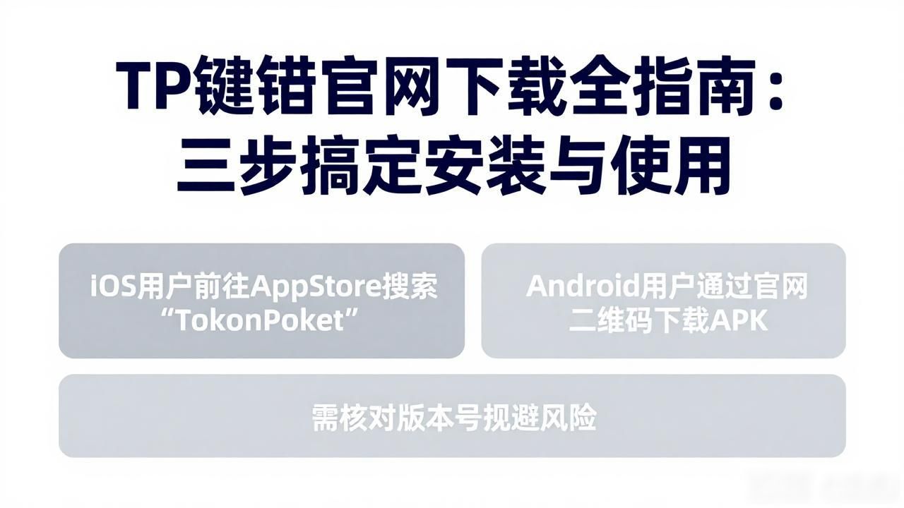 TP钱包官网下载全指南：三步搞定安装与使用