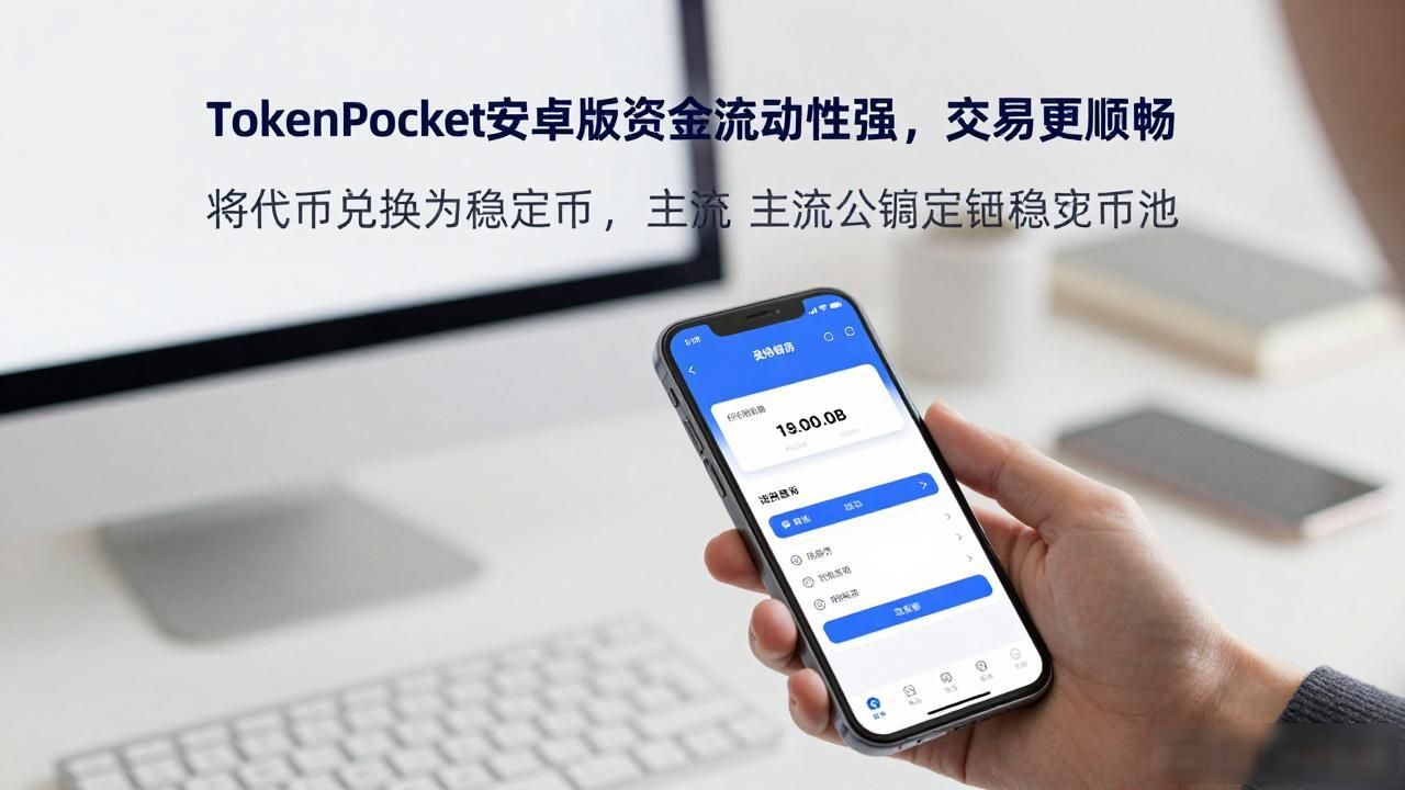 TokenPocket安卓版资金流动性强，交易更顺畅